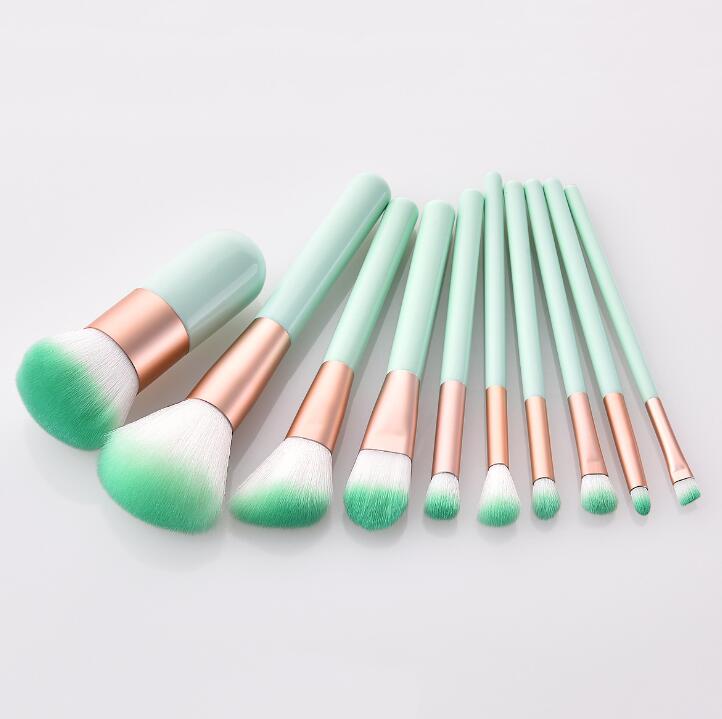 10pcs Cosmetic Makeup Brushes Set