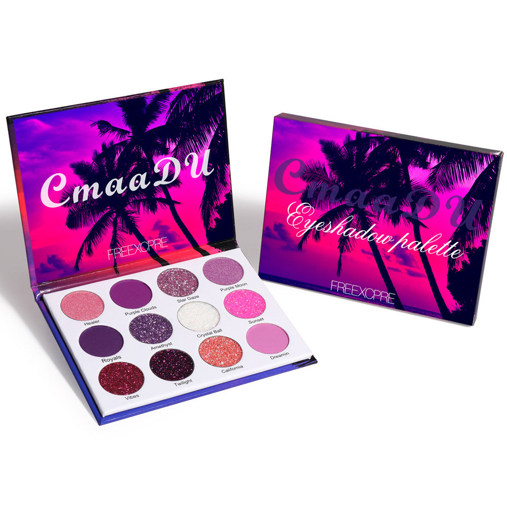 CmaaDu 12 Color Eyeshadow Palette