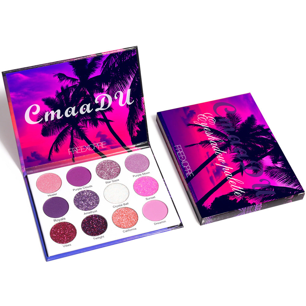 CmaaDu 12 Color Eyeshadow Palette