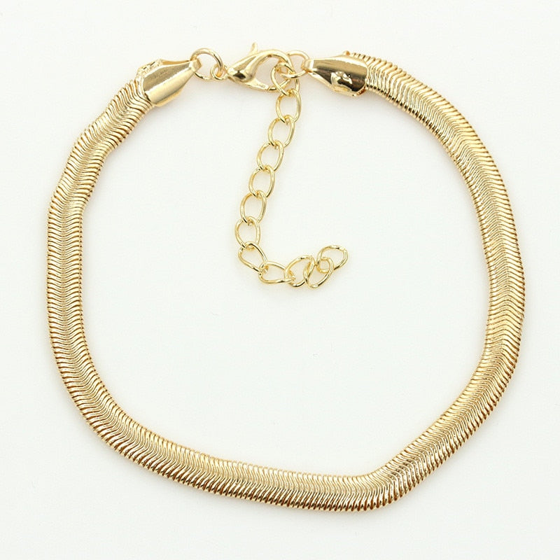 Stainless Steel Gold Anklet