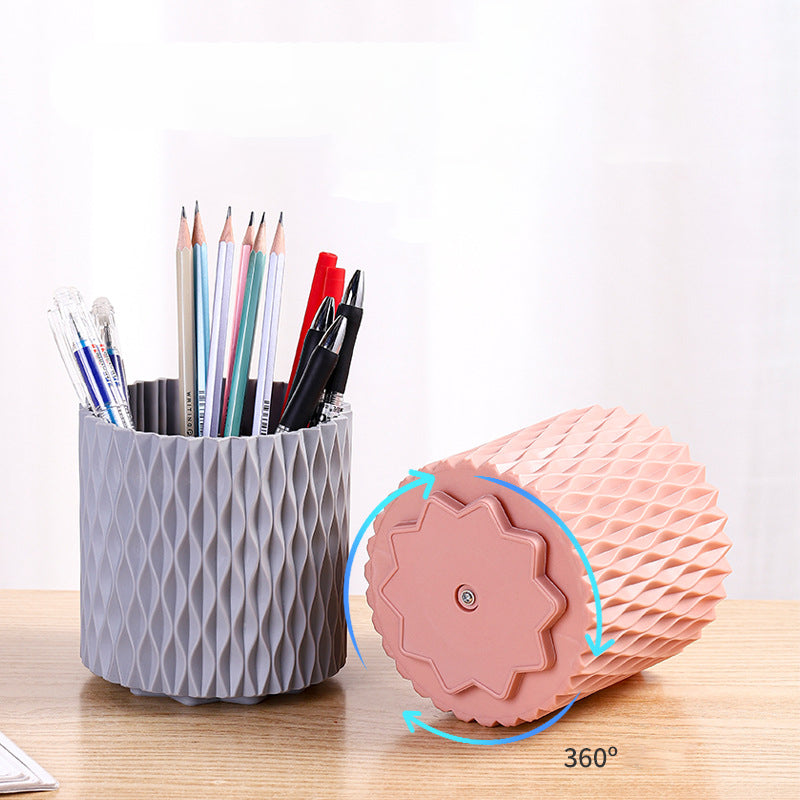 360 Rotating Large Capacity Makeup Brush Bucket