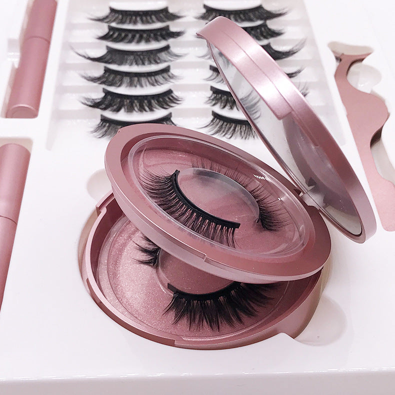 11pcs Magnetic False Eyelash Set