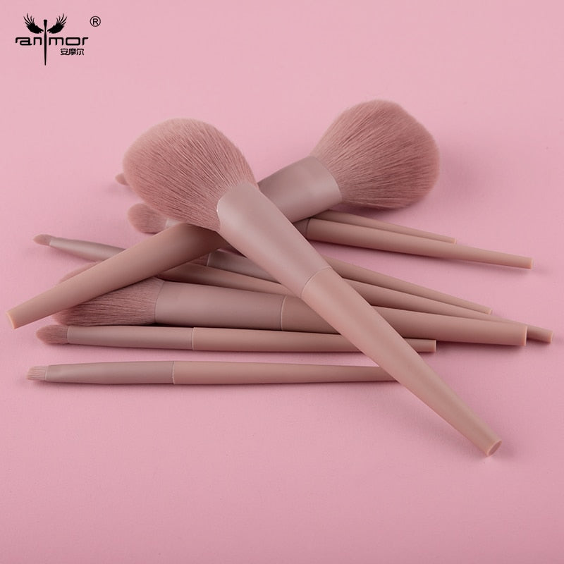 Anmor 11pcs and 8Pcs Makeup Brushes Set