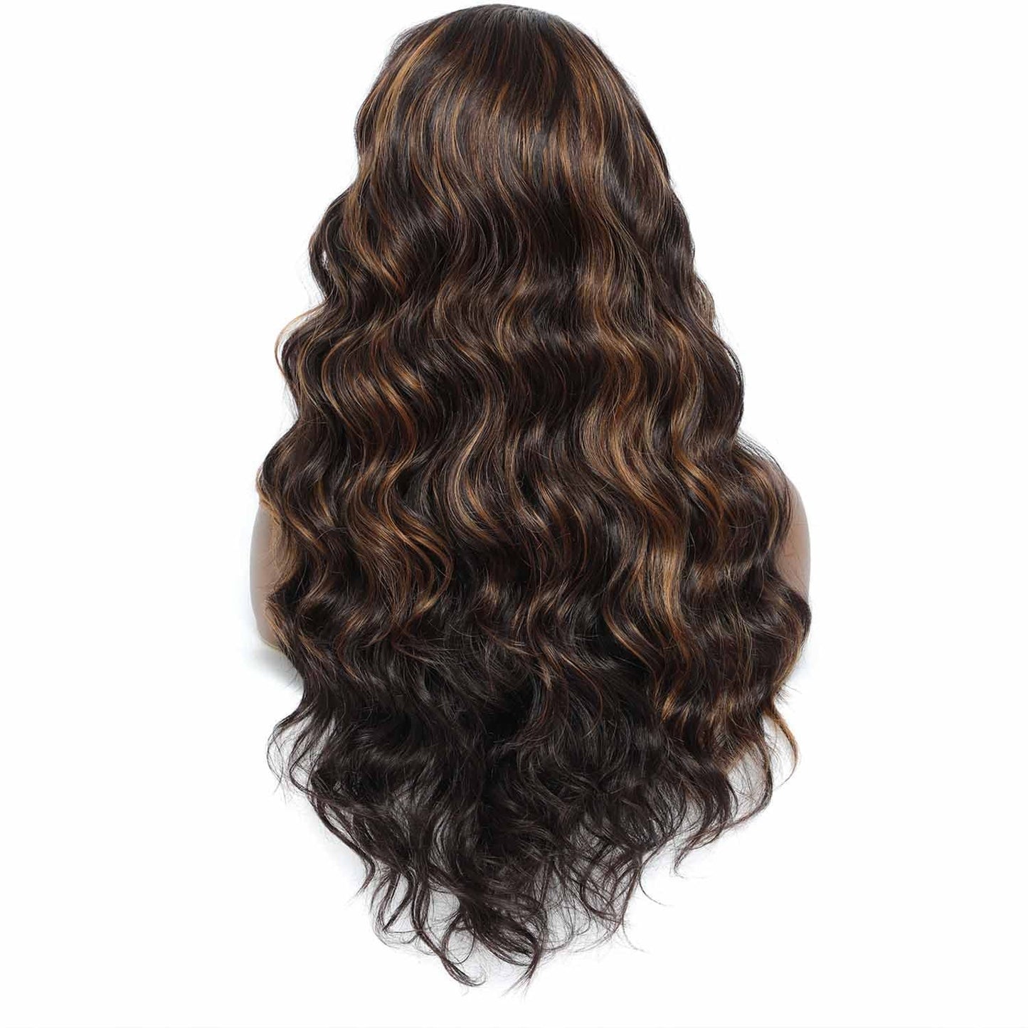 Small Lace Center Split Large Wavy Long Curly Wigs