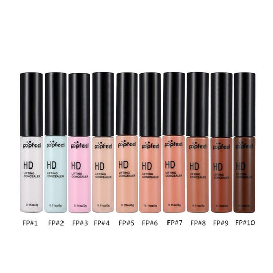 Popfeel liquid Foundation concealer CREAM CONTOUR full cover face makeup liquid concealer makeup