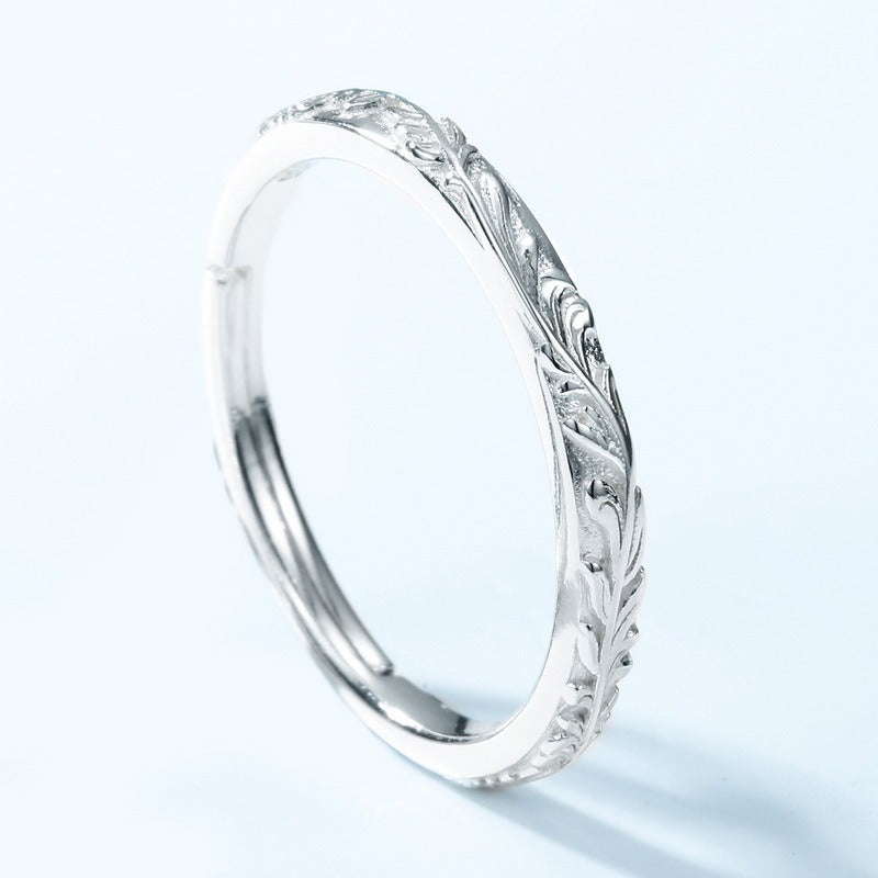 New Couples Rings S925 Sterling Silver Rings Couples Fashion Popular Valentine's Day Gift