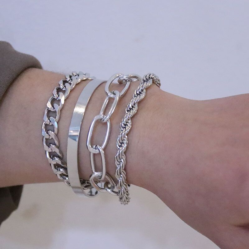 Alloy Cuban Bracelet