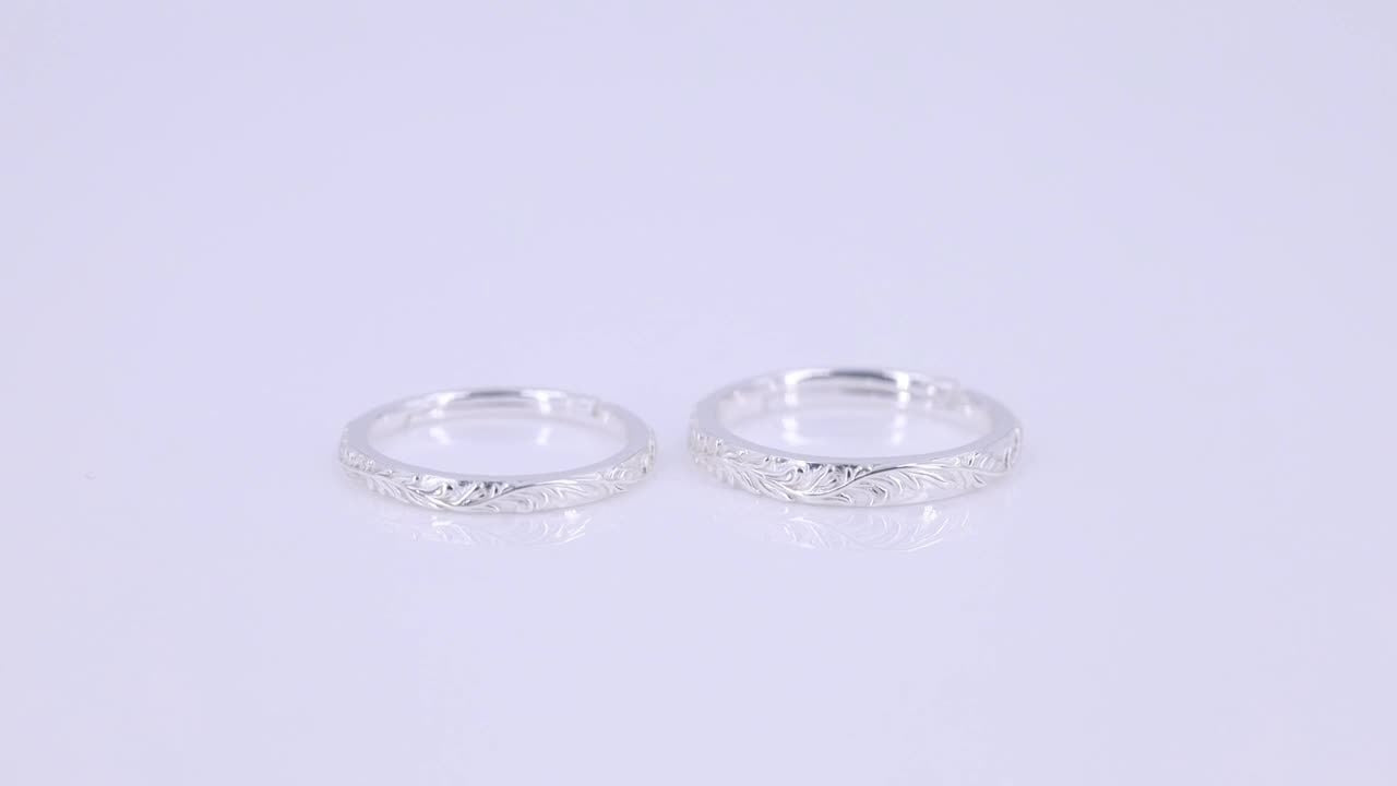 New Couples Rings S925 Sterling Silver Rings Couples Fashion Popular Valentine's Day Gift