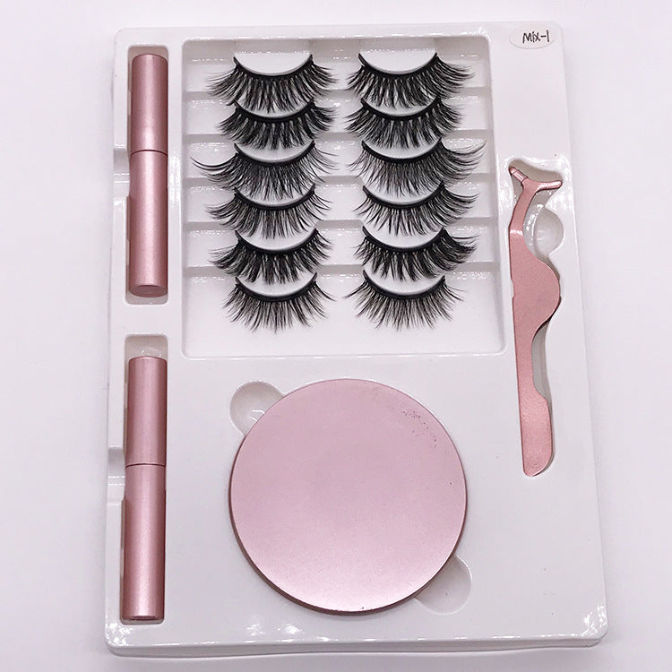 11pcs Magnetic False Eyelash Set