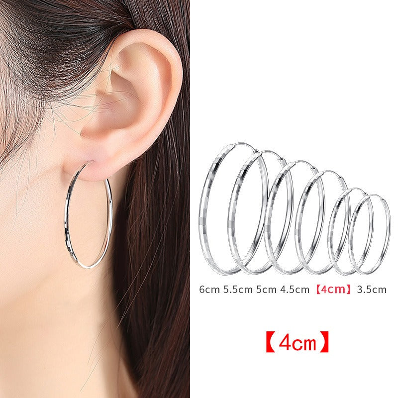 925 Sterling Silver Hoops