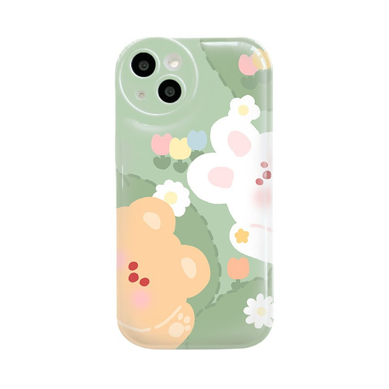 Ins for iphone13 Apple 14pro Phone Case 12 Cute 11 Air Cushion XS Plus Cover