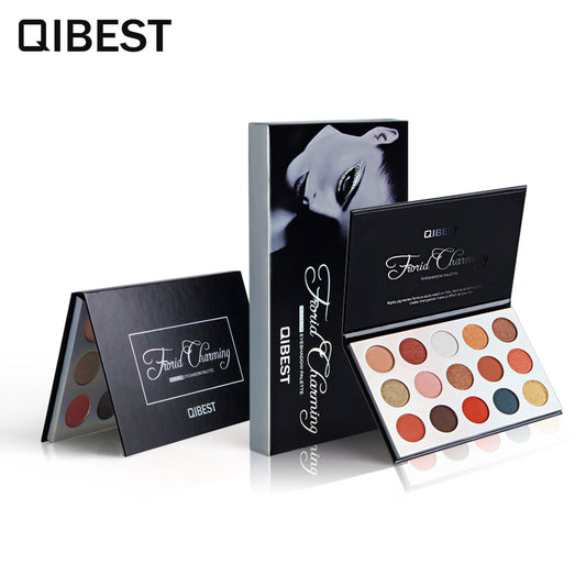 QIBEST 15 Color Eyeshadow Palette Renaissance Eyeshadow Palette Sunset Eyeshadow