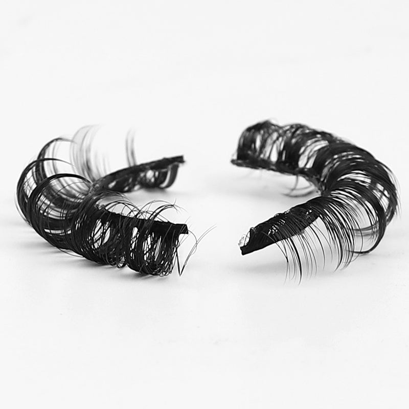 New Russian Volume False Eyelashes DD Curved Thick Eyelashes Ten Pairs Of Chemical Fiber Natural Charm Eyelashes