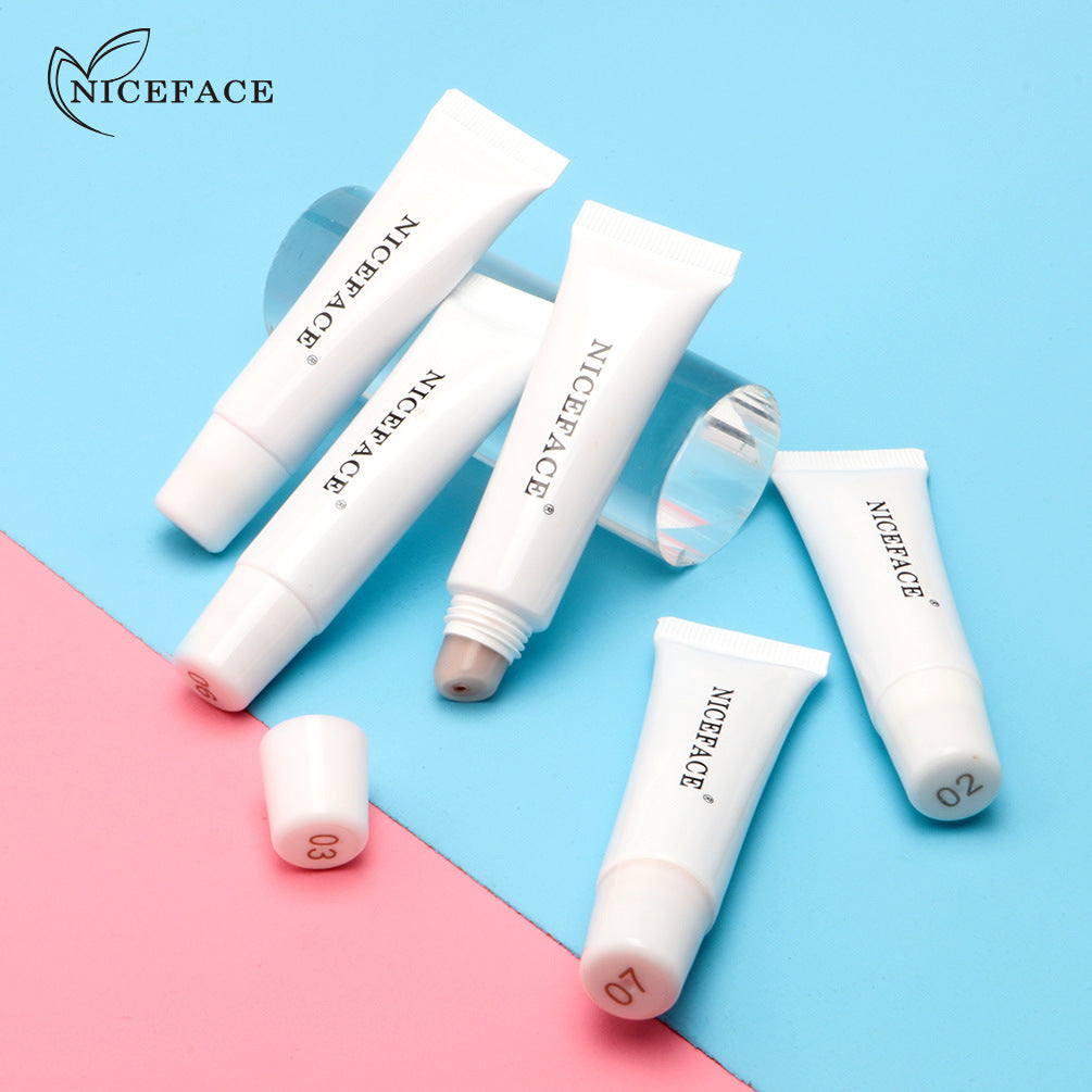 NICEFACE 8 Colors Silky Texture Discoloration Light And Docile Liquid Foundation Waterproof And Not Easy To Take Off Makeup