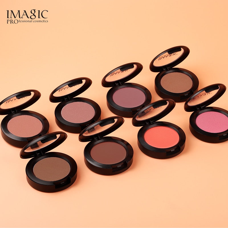 IMAGIC Makeup Cheek Blush Powder 8 Color Blusher Different Color Powder Pressed Foundation Face Makeup Blusher