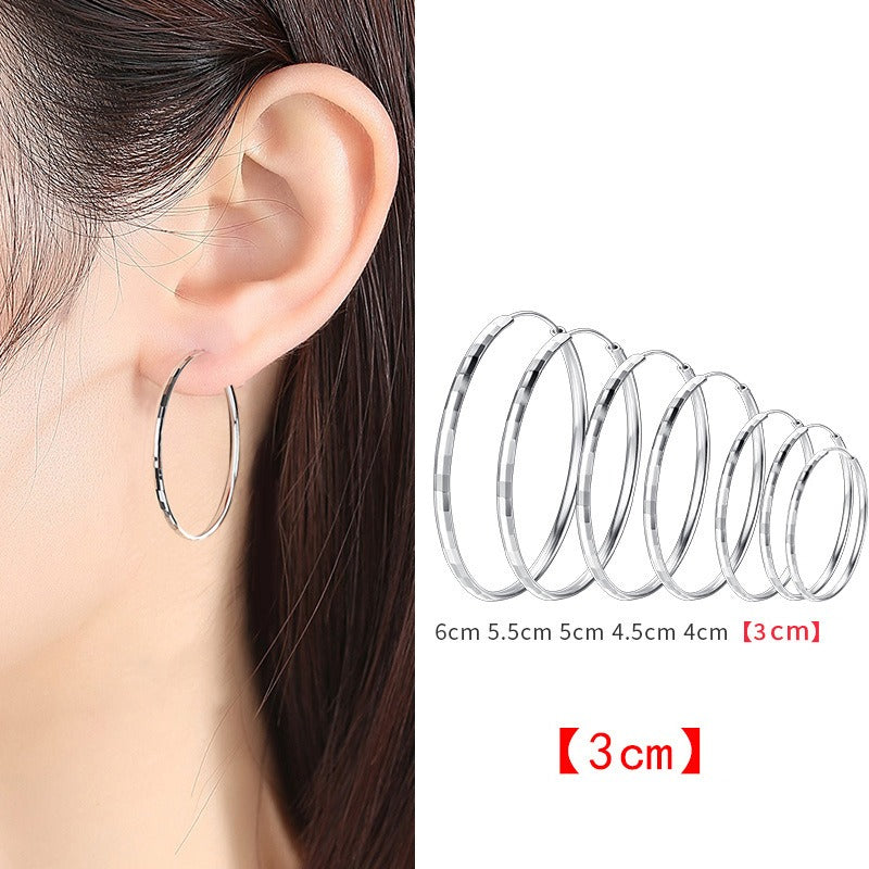 925 Sterling Silver Hoops