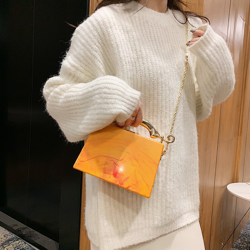 Luxury Acrylic Box Handbags for Women