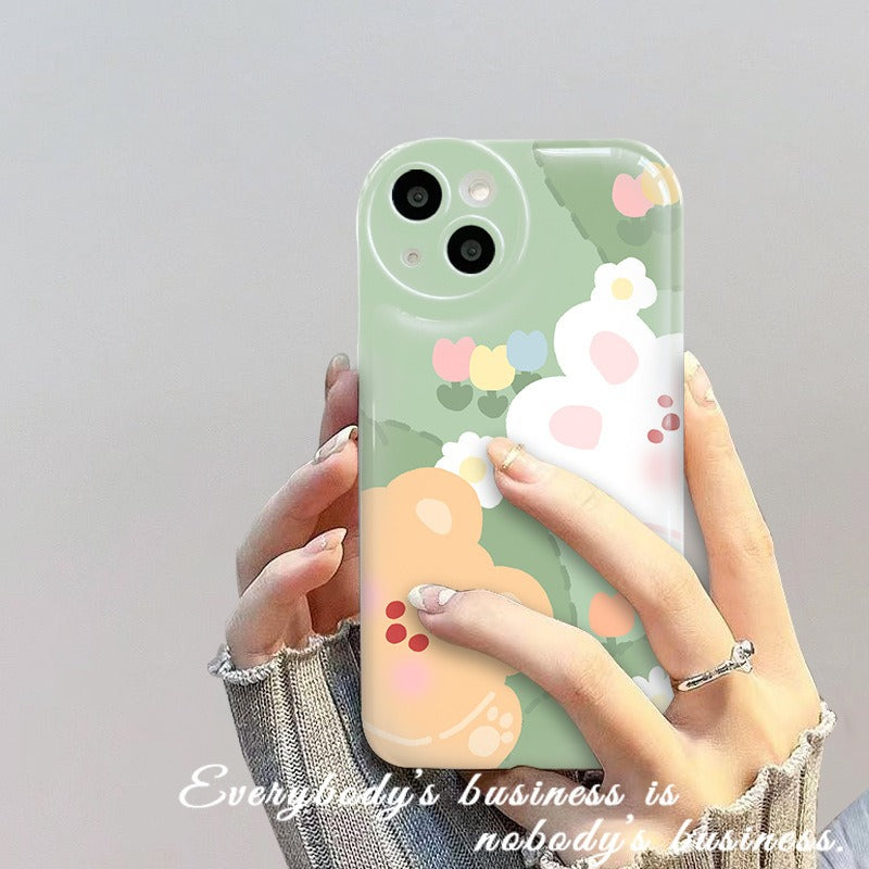 Ins for iphone13 Apple 14pro Phone Case 12 Cute 11 Air Cushion XS Plus Cover