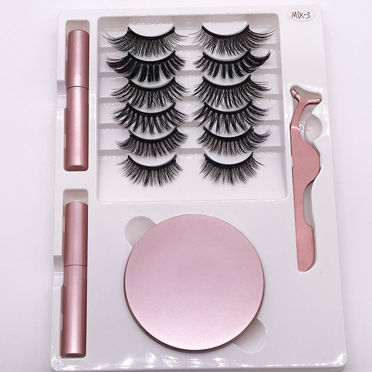 11pcs Magnetic False Eyelash Set