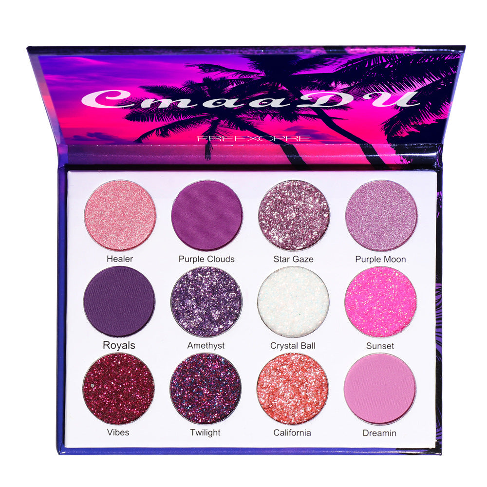 CmaaDu 12 Color Eyeshadow Palette