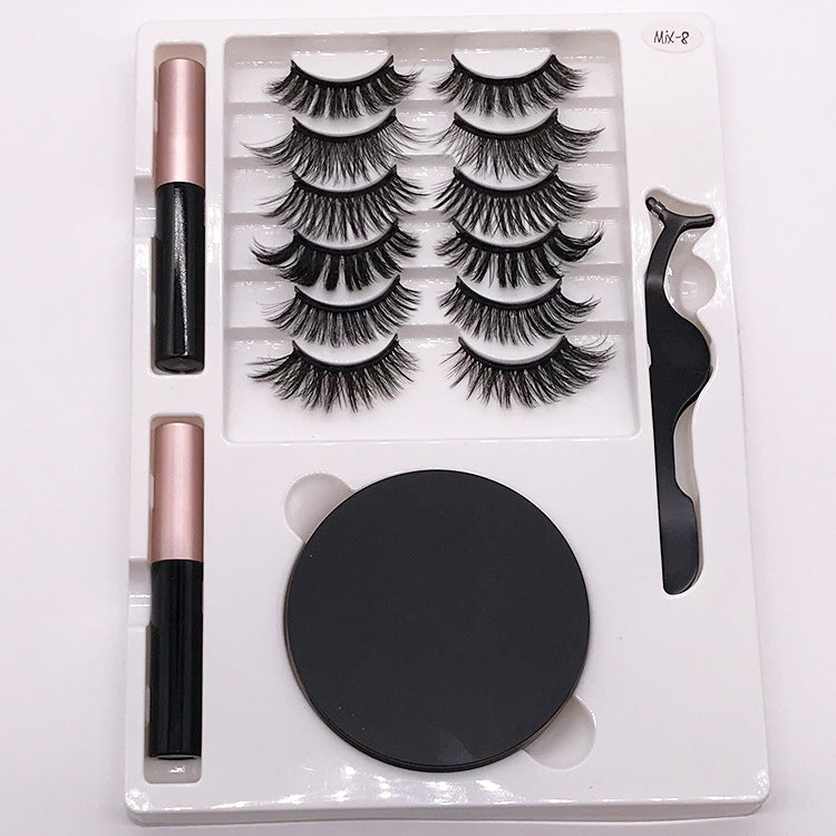 11pcs Magnetic False Eyelash Set