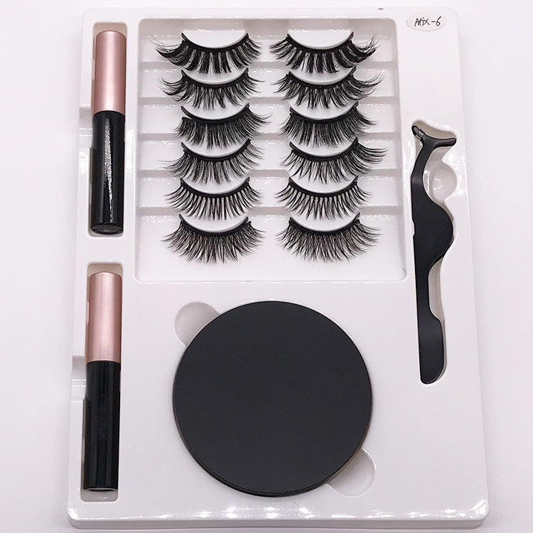 11pcs Magnetic False Eyelash Set