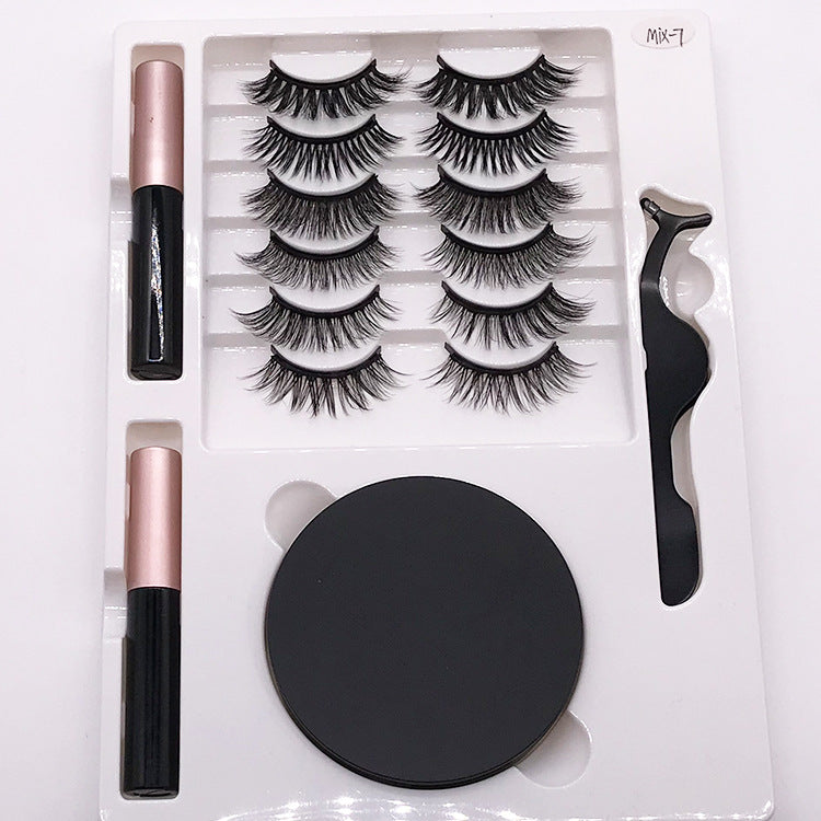 11pcs Magnetic False Eyelash Set