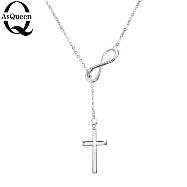 Small Gold Cross Pendant Necklace Women Girl Kids,Mini Charm Pendant