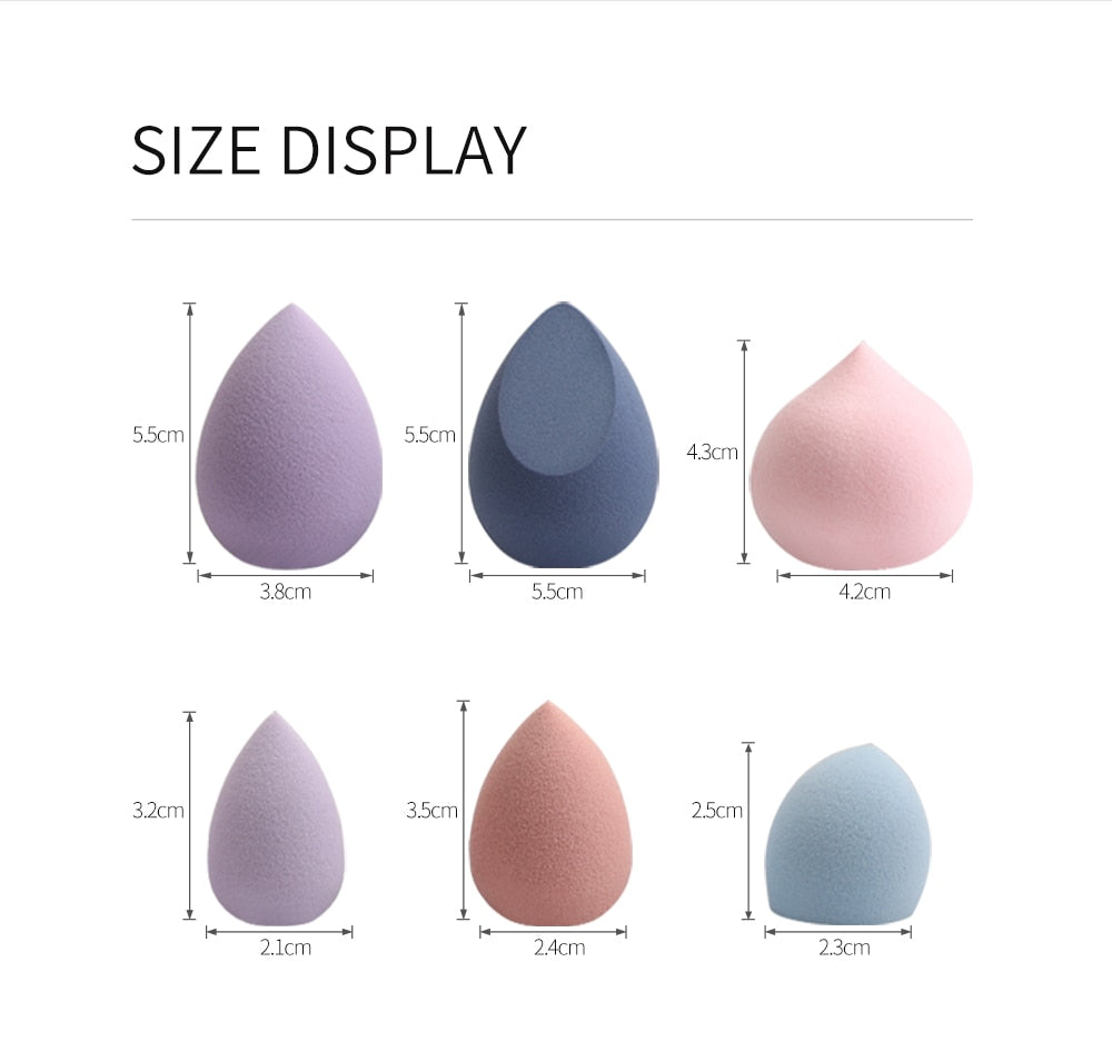 5Pcs Cosmetic Makeup Sponge Set