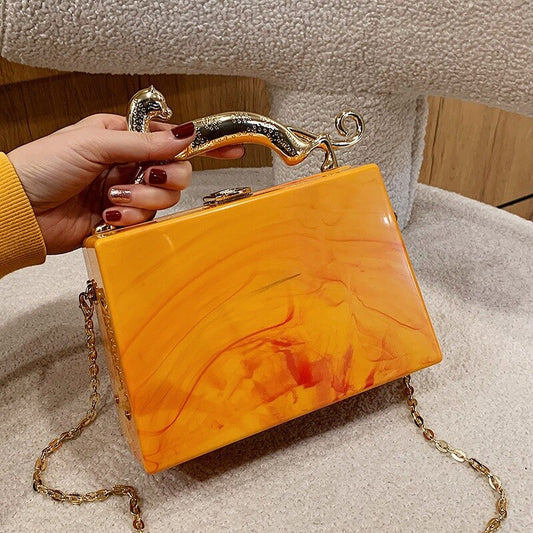 Luxury Acrylic Box Handbags for Women