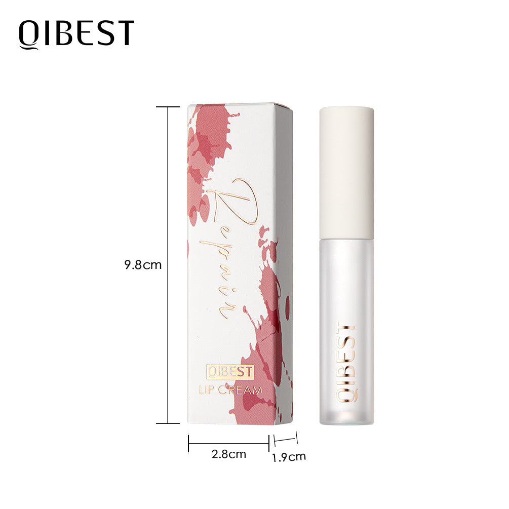 QIBEST Lip Cream Shea Butter Lipstick Primer Lip Balm Moisturizing Moisturizing Moisturizing Women Anti-Crack Repair Lip Balm