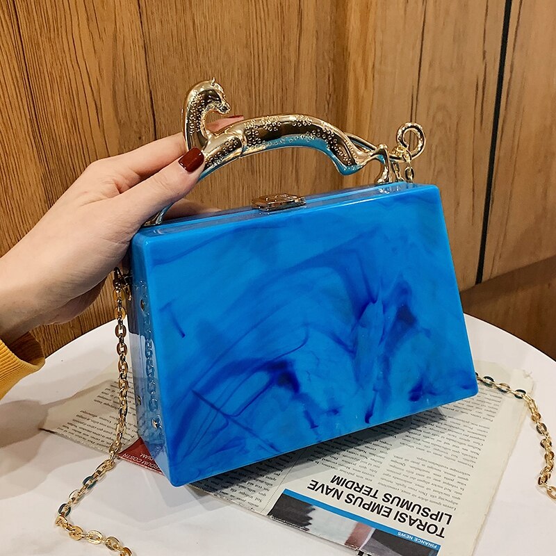 Luxury Acrylic Box Handbags for Women