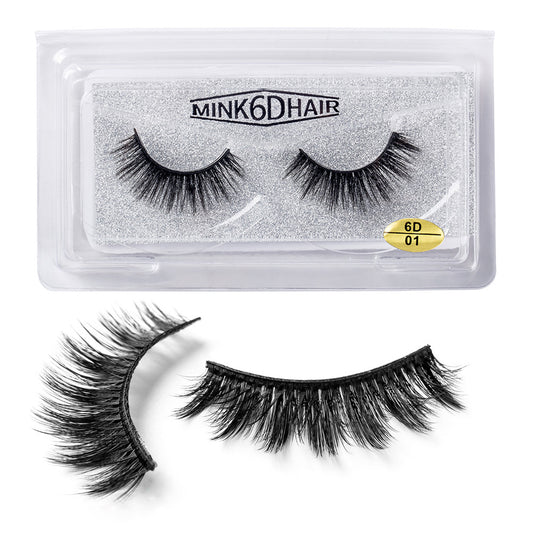 New False Eyelashes Eyelashes Cross Exaggerated Eyelashes 3D Three Dimensional Thick Imitation Mink False Eyelashes 25mm