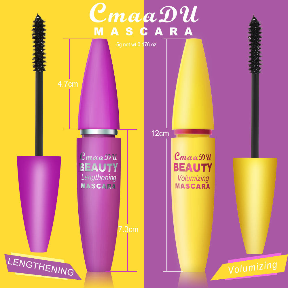 CmaaDu 4D Non-Smudge Lengthening and Volumizing Mascara